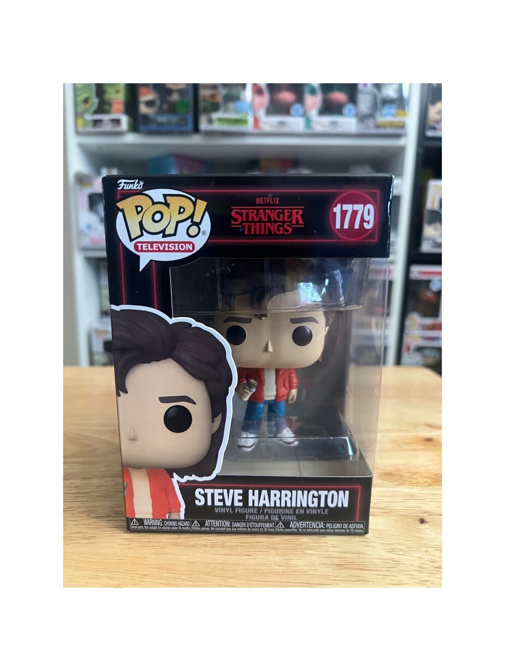 IN HAND Steve Harrington Stranger Things Season 5 Funko Pop #1779 Television TV
